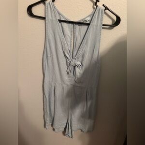 Denim romper
